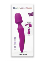Load image into Gallery viewer, R-Evolution Rechargeable Silicone Rabbit Vibrator - Sweet Orchid - Purple