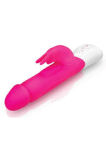 Load image into Gallery viewer, Rabbit Essentials Rechargeable Silicone Realistic Rabbit - Hot Pink/Pink
