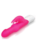 Load image into Gallery viewer, Rabbit Essentials Silicone Rechargeable Beads Rabbit Vibrator - Hot Pink/Pink
