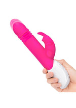 Load image into Gallery viewer, Rabbit Essentials Silicone Rechargeable G-Spot Thrusting Rabbit Vibrator
