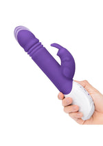 Load image into Gallery viewer, Rabbit Essentials Silicone Rechargeable G-Spot Thrusting Rabbit Vibrator

