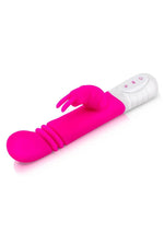 Load image into Gallery viewer, Rabbit Essentials Silicone Rechargeable Slim Shaft Thrusting G-Spot Rabbit Vibrator - Pink
