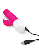 Load image into Gallery viewer, Rabbit Essentials Silicone Rechargeable Thrusting Rabbit Vibrator
