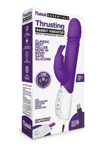Load image into Gallery viewer, Rabbit Essentials Silicone Rechargeable Thrusting Rabbit Vibrator - Purple
