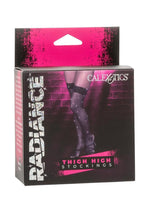 Load image into Gallery viewer, Radiance Thigh High Stocking - Black - One Size
