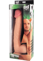 Load image into Gallery viewer, Raging Cockstars Jumbo Giant Jim 11in Dildo - Vanilla
