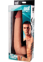 Load image into Gallery viewer, Raging Cockstars Just Bang Jack 9in Dildo - Vanilla
