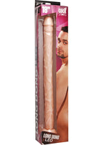 Load image into Gallery viewer, Raging Cockstars Long Dong Leo 18in Dildo - Vanilla
