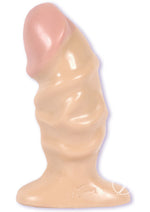 Load image into Gallery viewer, Raging Hard-Ons - Large Textured Anal Plug - Flesh/Vanilla
