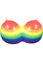 Load image into Gallery viewer, Rainbow Jumbo Boobie Candle - Jasmine Scented - Multicolor
