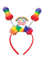Load image into Gallery viewer, Rainbow Pecker Bopper Headband - Multicolor
