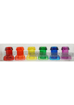 Load image into Gallery viewer, Rainbow Shot Glass Set (6
