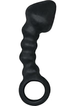 Load image into Gallery viewer, Ram Anal Trainer #3 Silicone Anal Probe - Black
