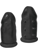 Load image into Gallery viewer, Ram Extension Condoms Latex Extender Sleeves - Black - 2 Per Box
