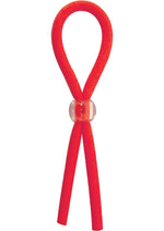 Load image into Gallery viewer, Ram Squeezer Cocktie Adjustable Cock Ring - Red

