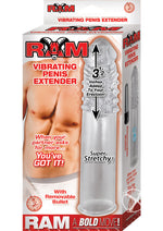 Load image into Gallery viewer, Ram Vibrating Penis Extender - Clear
