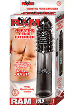 Load image into Gallery viewer, Ram Vibrating Penis Extender - Smoke
