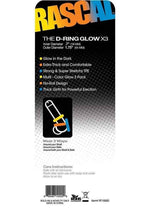 Load image into Gallery viewer, Rascal The D-Ring Glow X3 Glow In The Dark Cockrings Assorted Colors 3 Each

