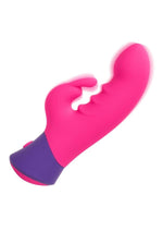 Load image into Gallery viewer, Rave Bunny Rechargeable Silicone Rabbit Vibrator - Pink/Purple
