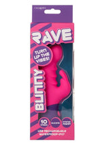 Load image into Gallery viewer, Rave Bunny Rechargeable Silicone Rabbit Vibrator - Pink/Purple
