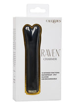 Load image into Gallery viewer, Raven Charmer Rechargeable Silicone Bullet - Black
