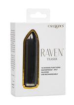 Load image into Gallery viewer, Raven Teaser Rechargeable Silicone Bullet - Black
