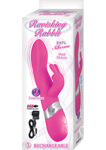 Load image into Gallery viewer, Ravishing Rabbit Silicone Rechargeable Vibrator - Pink
