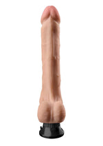 Load image into Gallery viewer, Real Feel Deluxe No. 12 Wallbanger Vibrating Dildo with Balls Waterproof
