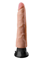 Load image into Gallery viewer, Real Feel Deluxe No. 3 Wallbanger Vibrating Dildo - Flesh/Vanilla - 7in
