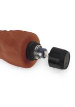 Load image into Gallery viewer, Real Feel Lifelike Toyz No. 1 Realistic Vibrating Dildo - Brown/Chocolate - 7.5in
