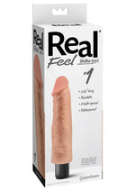 Load image into Gallery viewer, Real Feel Lifelike Toyz No. 1 Realistic Vibrating Dildo - Vanilla - 7.5in
