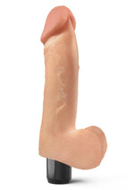 Load image into Gallery viewer, Real Feel Lifelike Toyz No. 2 Realistic Vibrating Dildo with Balls - Flesh/Vanilla - 8in
