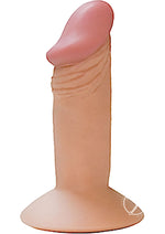 Load image into Gallery viewer, Real Skin All American Mini Whoppers Dildo - Vanilla - 4in
