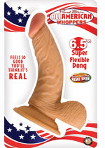 Load image into Gallery viewer, Real Skin All American Whoppers Dildo with Balls - Vanilla - 6.5in
