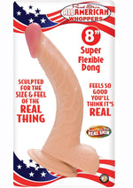 Load image into Gallery viewer, Real Skin All American Whoppers Dildo with Balls - Flesh/Vanilla - 8in
