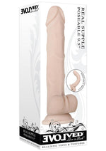 Load image into Gallery viewer, Real Supple Poseable Dildo with Balls - Vanilla - 9.5in
