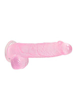 Load image into Gallery viewer, Realrock Crystal Clear Dildo with Balls
