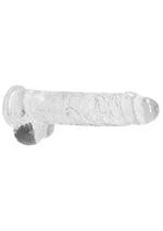 Load image into Gallery viewer, Realrock Crystal Clear Dildo with Balls
