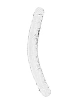Load image into Gallery viewer, Realrock Crystal Clear Double Dong - Clear - 13in
