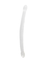 Load image into Gallery viewer, Realrock Crystal Clear Non Realistic Double Dildo - Clear - 17in
