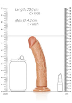 Load image into Gallery viewer, Realrock Curved Realistic Dildo with Suction Cup
