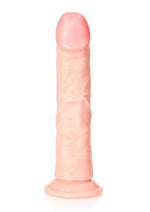 Load image into Gallery viewer, Realrock Curved Realistic Dildo with Suction Cup - Vanilla - 8in
