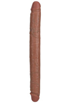 Load image into Gallery viewer, Realrock Realistic Skin Slim Double Ended Dong - Caramel - 14in
