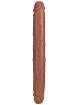 Load image into Gallery viewer, Realrock Realistic Skin Thick Double Ended Dong - Caramel - 14in

