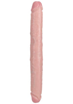 Load image into Gallery viewer, Realrock Realistic Skin Thick Double Ended Dong - Vanilla - 14in
