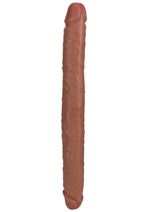 Load image into Gallery viewer, Realrock Realistic Skin Thick Double Ended Dong - Caramel - 16in
