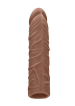 Load image into Gallery viewer, Realrock Skin Penis Extender - Caramel - 7in

