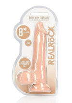 Load image into Gallery viewer, Realrock Skin Realistic Dildo with Balls - Vanilla - 8in
