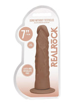 Load image into Gallery viewer, Realrock Skin Realistic Dildo Without Balls - Caramel - 7in
