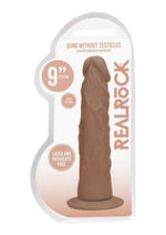 Load image into Gallery viewer, Realrock Skin Realistic Dildo Without Balls - Caramel - 9in
